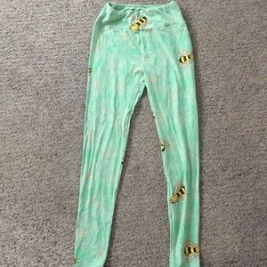 First Run Bee Leggings OS